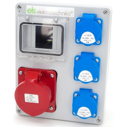 Rozdzielnica budowlana Mikołajki 32/5 + 3*GS, obudowa naścienna, 4NO301