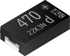 SP Cap KX Series 2V 470uF 125°C 5500h