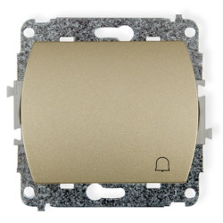 TREND Przycisk /dzwonek/ złoty 6WP-4