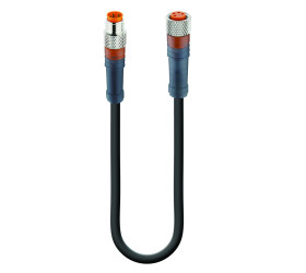 Przewód czujnik-siłownik Złącze A M8 liczba rdzeni 4 długość 600mm Rodzaj A Męskie Złącze B M8