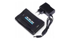 ADAPTER SCART EURO NA HDMI SCART WYJŚCIE HDMI WEJŚCIE