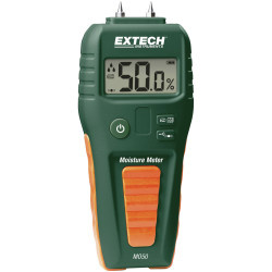 Extech MO50 Moisture Meter Range 1.5-33% Building 5-50% Wood