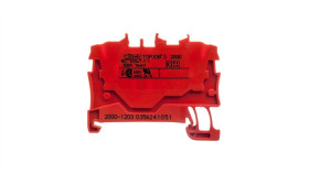 Złączka Szynowa 2-Przewodowa 1,0Mm2 Czerwona 2000-1203 Topjobs