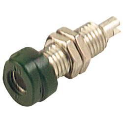 SKS Hirschmann 930 175-104 4mm BUG 10 Panel Socket 16A Green