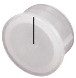 Nakładka pokrętła potencjometru średnica: 6mm Półprzezroczysty RS PRO