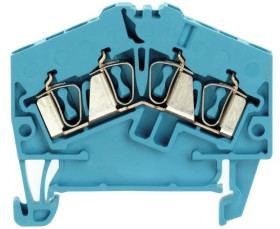 Złączka szynowa przelotowa ZDU 2.5-2/4AN BL 1706070000 /100szt./