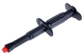 Zacisk krokodylkowy 16A izolowany 20mm Czarny Staubli