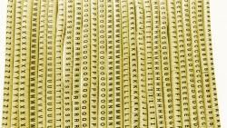 Zestaw 1300szt oznaczników literowych do kabli A-Z 5mm2