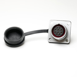 Złącze okrągłe 10-pinowe M16 Montaż na kołnierzu Gniazdo RS PRO Żeńskie IP67 SF16