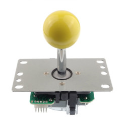 Classic Arcade Joystick - drążek sterujący 4/8 pozycji (żółty)
