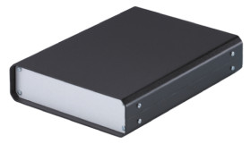 Obudowa urządzeń elektronicznych METCASE Unicase Aluminium, Czarny wysokość zew: 50 mm 250 mm 185 mm IP40