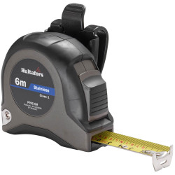 Hultafors 350503 Short Stainless Steel Tape PRSS 6m (Width 25mm) (Metric only)