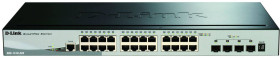 Przełącznik D-Link DGS-1510-28X/E Smart Managed Gigabit Stack (24 x 10/100/1000 Mbit/s Port BaseT, 4 x 10G SFP+ Slot, 19