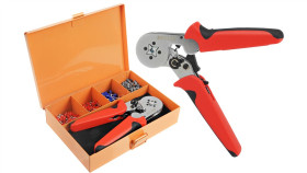 Zaciskarka Do Tulejek Praska Do Kabli Walizka+Tulejki