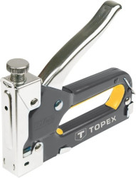 Zszywacz tapicerski 6-14mm zszywki J metalowa obudowa z regulacją siły wbijania 41E905