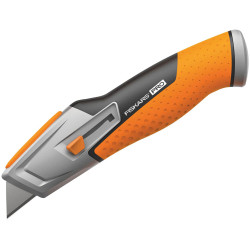 Fiskars 1027223 CarbonMax Retractable Utility Knife