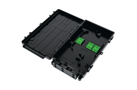 Panel krosowniczy, obudowa, 12-portowy 12 Jednomodowy HellermannTyton Connectivity