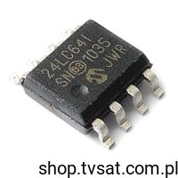 24LC64-I/SN 64Kbit EEPROM SMD-SO8 MICROCHIP