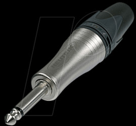 NP2XL Jack plug, 2-pin, 6.35 mm, jumboPLUG