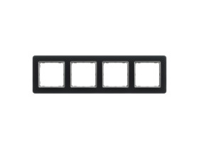 SEDNA DESIGN & ELEMENTS Ramka 4 poczwórna szkło przydymione SDD362804 SCHNEIDER ELECTRIC