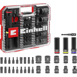 Einhell 109288 Impact Bit/socket bit set 1/2" durable steel construction