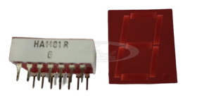 HA1181R wyświetlacz 7-segmentowy LED czerwony wspólna anoda