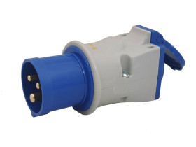 Adapter redukcja IP44 wt.16A/250V 2P+Z + gn. 16A/250V 2P+Z 604 TAREL
