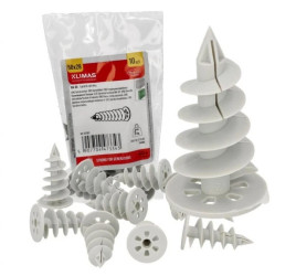 Wkręt-met kołek ślimak do styropianu 10szt