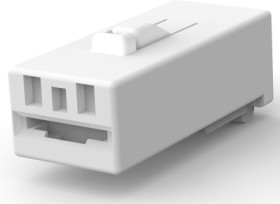 Insulating housing for 6.35 mm, 1 pole, PA, UL 94V-2, natural, 174090-1