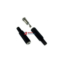 Gniazdo JACK 3,5mm 4-pol. na kab plastik