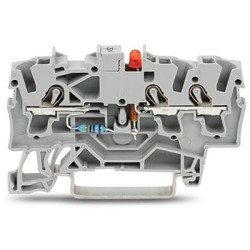 Część do listwy zaciskowej WAGO poziomy: 1 14AWGWciskane TOPJOB S