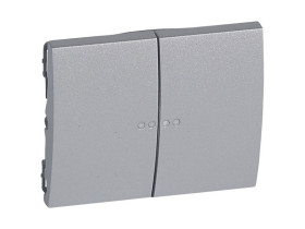 SISTENA LIFE Klawisz Metalic podwójny do mechanizmów podświetlanych 771379 LEGRAND