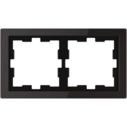 Merten Merten D-Life Ramka podwójna czerń onyksowy MTN4020-6503