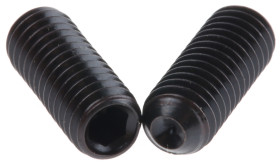 Śruba dociskowa M6 długość 16mm Stalowe Zestaw gniazd sześciokątnych Czarny, własny kolor Śruba dociskowa