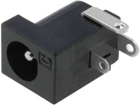 Cliff DC-10A Złącze męskie niskonapięciowe złącze żeńskie do wbudowania poziomego 6.3 mm 2.1 mm 1 szt.