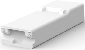 Insulating housing for 6.35 mm, 1 pole, PA, UL 94V-2, natural, 336369-1