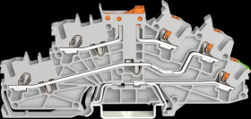 2203-6544 Mulitlevel installation terminal, 3 pole, dia. 0.25 - 4 mm