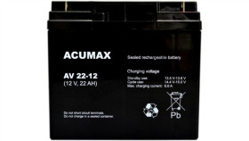 Akumulator Vrla Agm 12V 22Ah (Żywotność 6-9 Lat) Av22-12