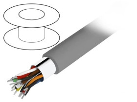 5478C-SL005 Przewód na rolce 30,5m Alpha Essential 8x2x24AWG PVC ciemnoszary 300V