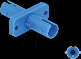 87934 FO coupling ST / ST Simplex, blue