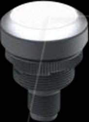 1.10.011.001/0220 Pushbutton switch, RAMO 22 T, 1 NO, M12, color: White