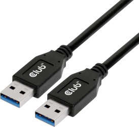 Kabel CLUB3D USB typu A Gen2(10G), 3A M/M 0,5 m