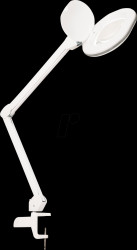 8615GR Magnifying lamp, LED, oval real glass lens, 5 diopters, dimmable