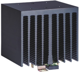 Radiator do przekaźników na szynę DIN do: 1 lub 2 pojedyncze lub podwójne przekaźniki SSR HS122DR