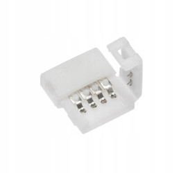 Złączka do taśmy LED RGB czteropunktowa klips spinka XC11 GTV LD-ZTLRGB-04N