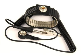 Bransoleta antyelektrostytczna, metalowa