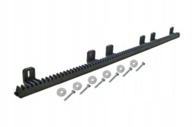 Listwa zębata nylonowa z rdzeniem stalowym 1m z wkrętami i podkładkami ACRN6