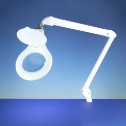 Lampa z lupą, 3dioptrii, 125mm, Table Clamp, LED, 11W