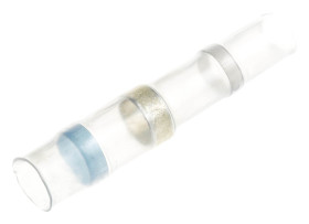 Łącznik lutowany, dł. 42mm, Ø kabla 2.8 → 6mm, kolor: Przezroczysty, materiał: Poliolefina, TE Connectivity