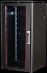 26210218 19-inch network cabinet, 22 U, 600 mm depth, black